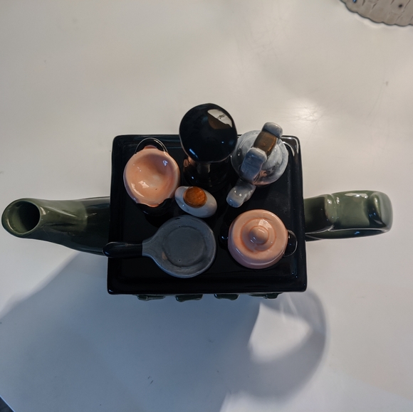 Ceramic teapot stovetop vintage design - Picture 2 of 16